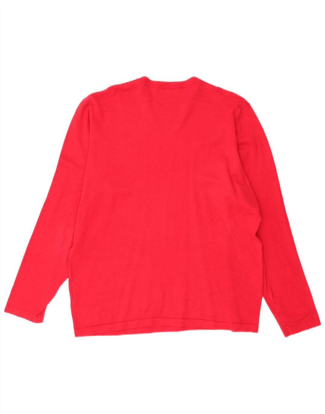 ZARA Mens Top Long Sleeve XL Red