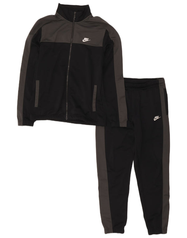 Nike Mens Full Tracksuit Medium Black Colourblock