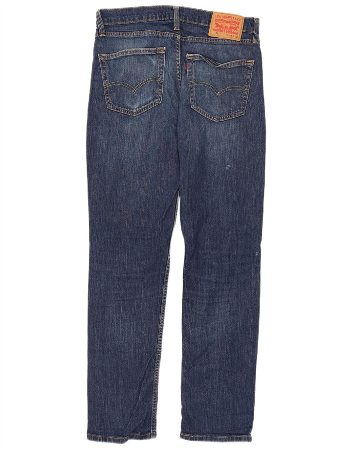 Levi's Mens 511 Slim Jeans W33 L32 Blue Cotton