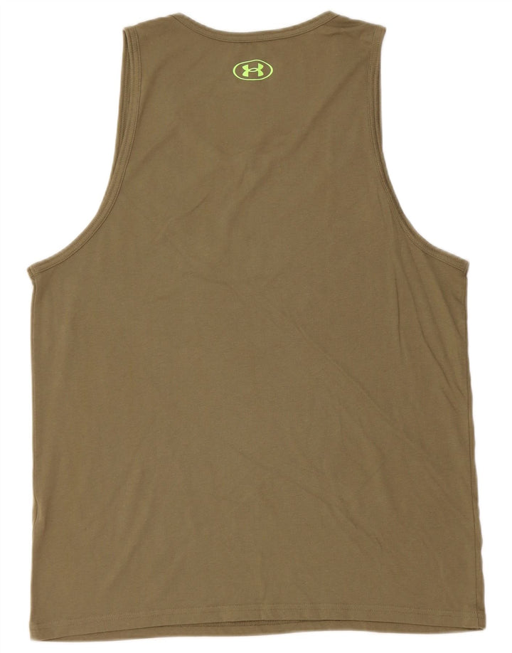 Under Armour Mens Graphic Vest Top Large Khaki
