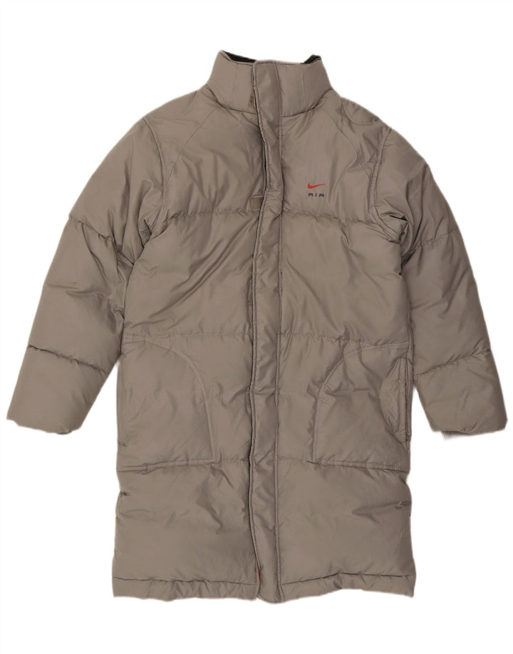 Nike Mens Padded Coat UK 36/38 Small Grey Polyester