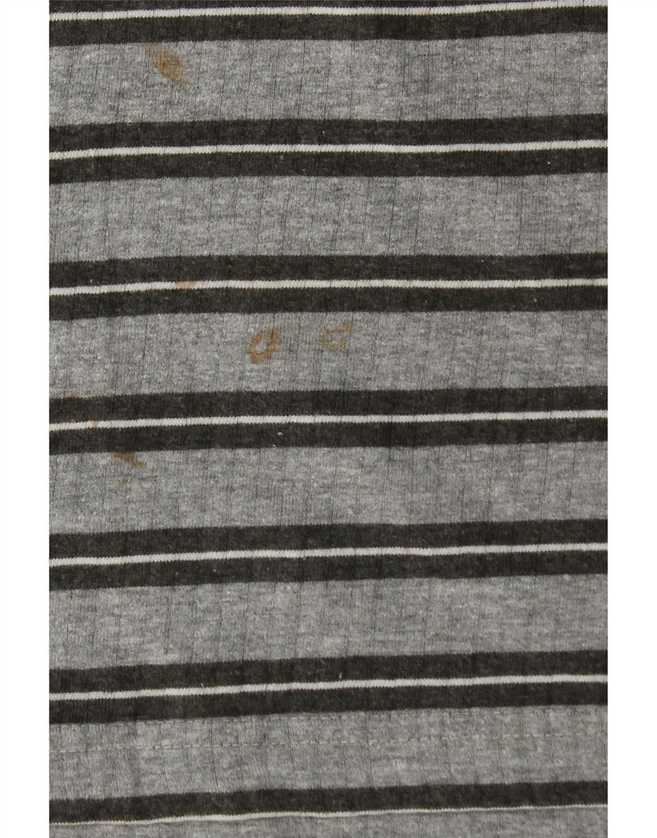 MARLBORO CLASSICS Mens T-Shirt Top 2XL Grey Striped