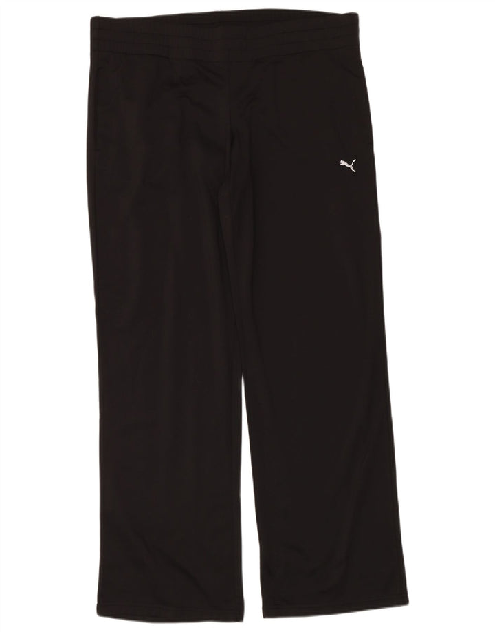 PUMA Womens Tracksuit Trousers UK 14 Large Black Polyester