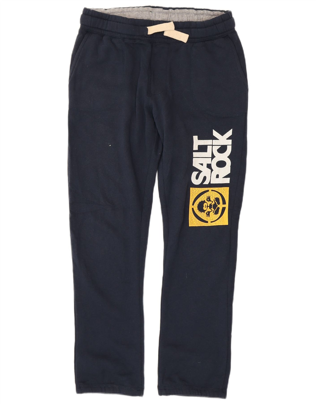 SALTROCK Boys Graphic Tracksuit Trousers 12-13 Years Navy Blue Cotton