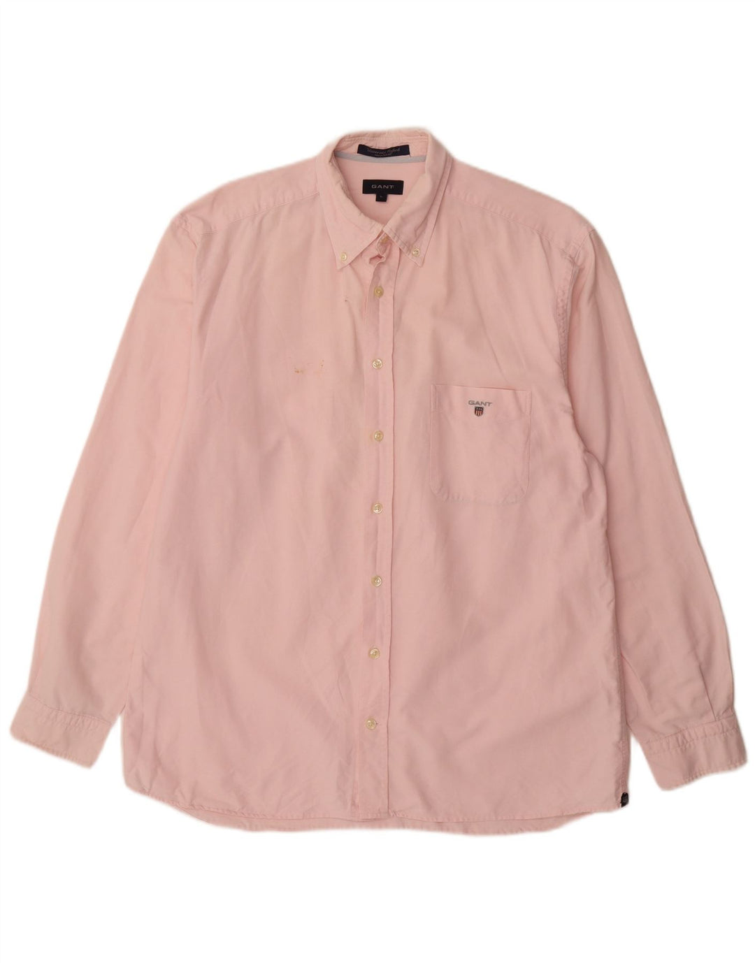 Gant Mens Regular Fit Shirt Large Pink Cotton