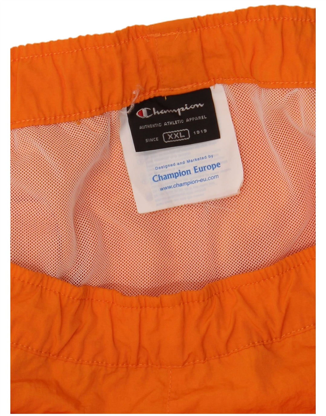CHAMPION Mens Swimming Shorts 2XL  Orange Polyamide