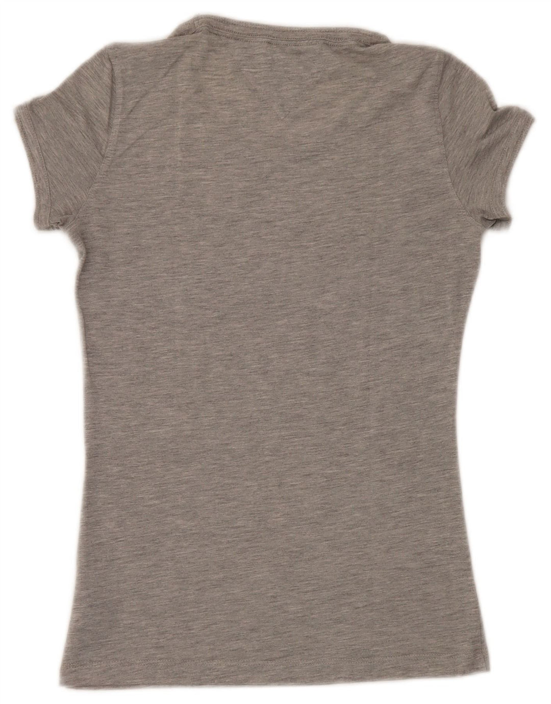 Tommy Hilfiger Womens Graphic T-Shirt Top UK 12 Medium Grey Polyester