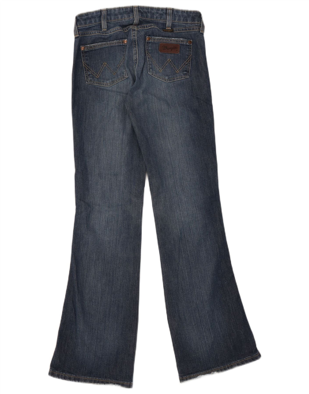 Wrangler Womens Eve Bootcut Jeans W28 L32 Blue Cotton