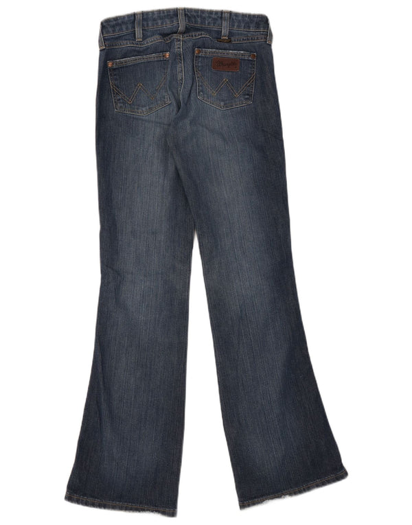Wrangler Womens Eve Bootcut Jeans W28 L32 Blue Cotton