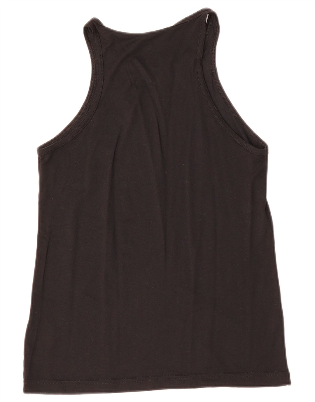 REEBOK Womens Graphic Vest Top UK 4/6 XS Black