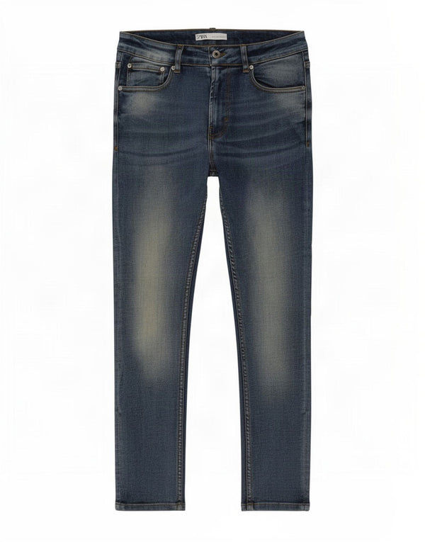 Zara Mens Skinny Jeans EU 42 Large W32 L30 Blue Cotton
