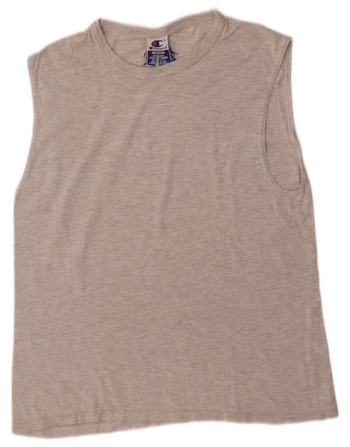 Champion Mens Vest Top Medium Grey Cotton