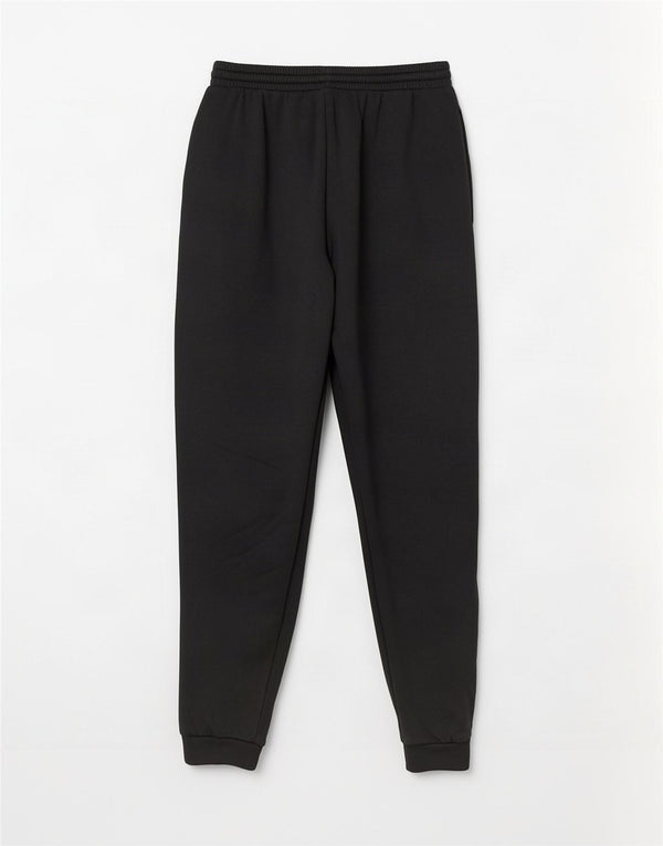 Adidas Womens Tracksuit Trousers Joggers UK 16 Large Black Cotton