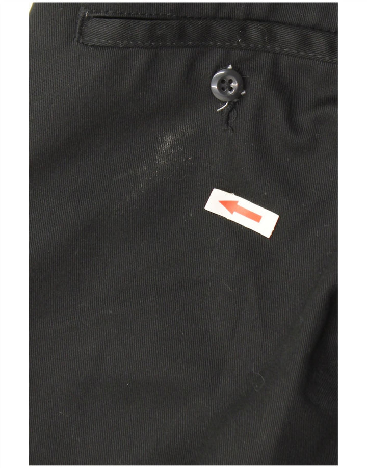 Dickies Womens Straight Chino Trousers W26 L28 Black Polyester