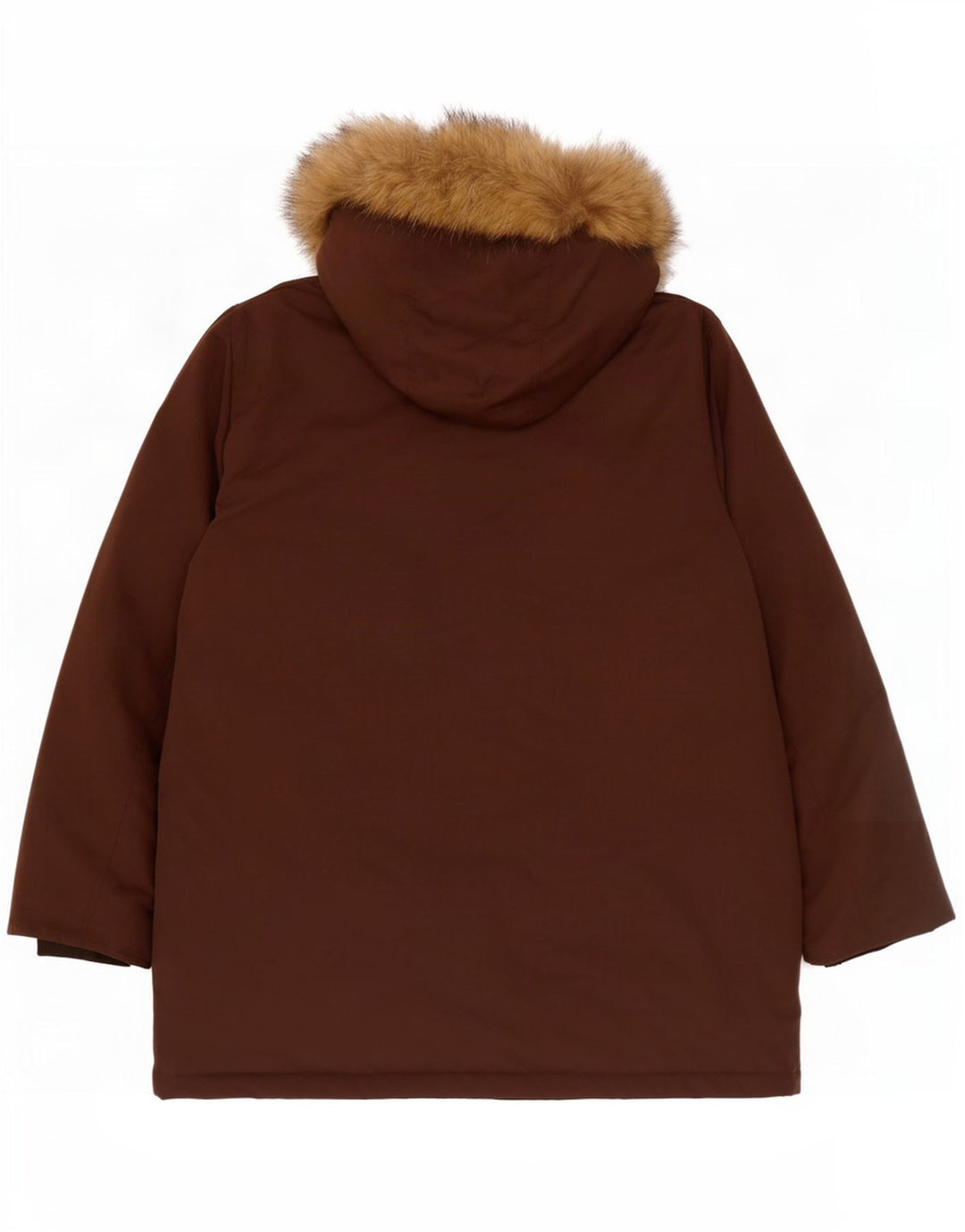 Astrolabio Mens Hooded Padded Coat IT 52 XL Brown Polyamide