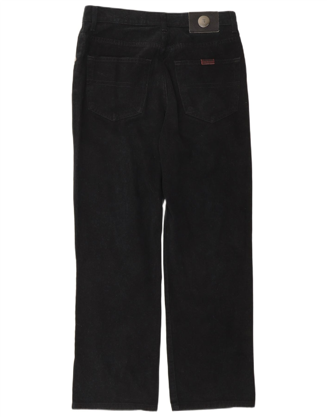 Trussardi Mens Straight Jeans IT 48 Medium W32 L30 Black Cotton