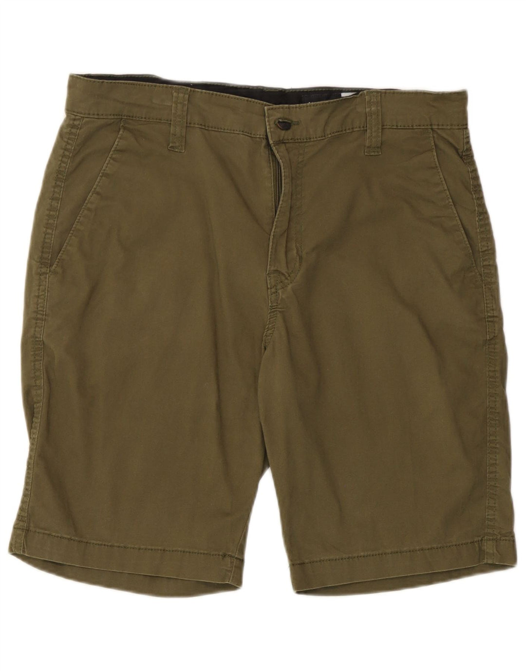 Volcom Mens Chino Shorts W32 Medium Khaki Cotton