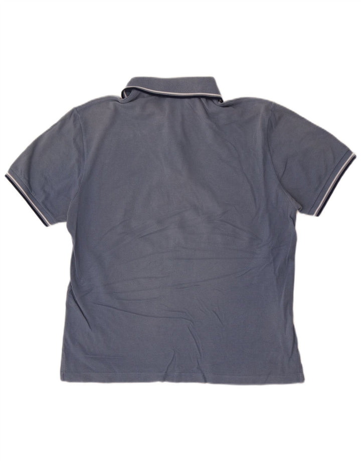 Fred Perry Mens Polo Shirt Medium Blue Cotton