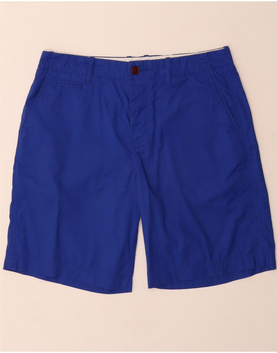FRED PERRY Mens Chino Shorts W30 Medium  Blue Cotton