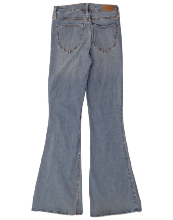 Hollister Womens Flared Jeans W27 L34 Blue Cotton