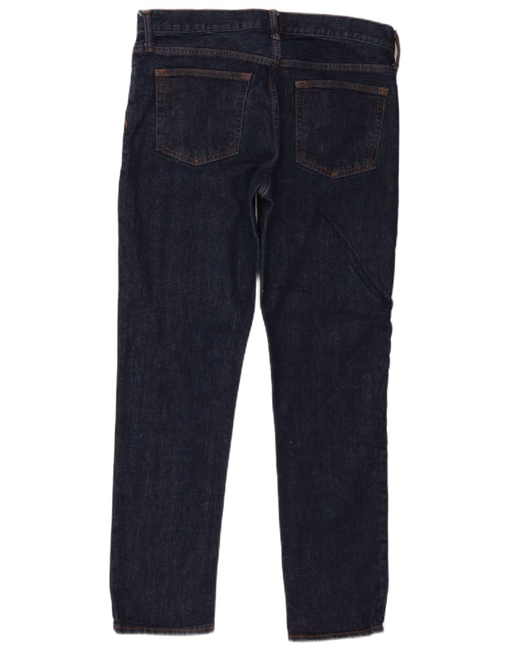 Gap Mens Slim Jeans W31 L30 Navy Blue Cotton