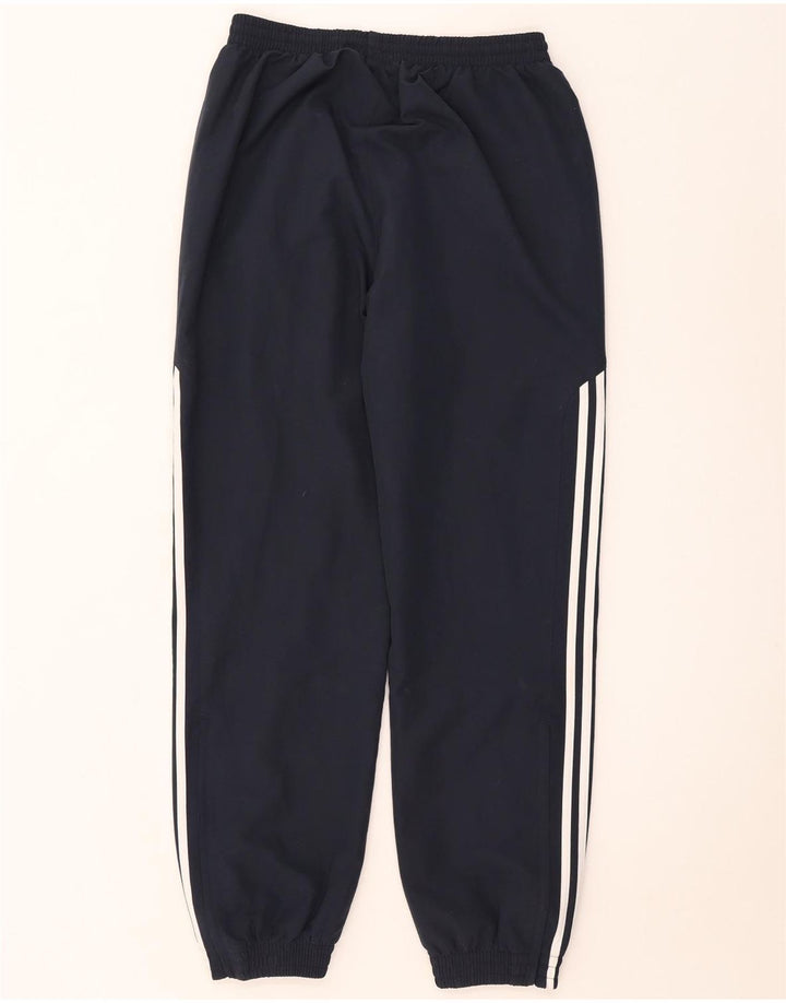 Adidas Mens Tracksuit Trousers Joggers Medium Navy Blue Polyester