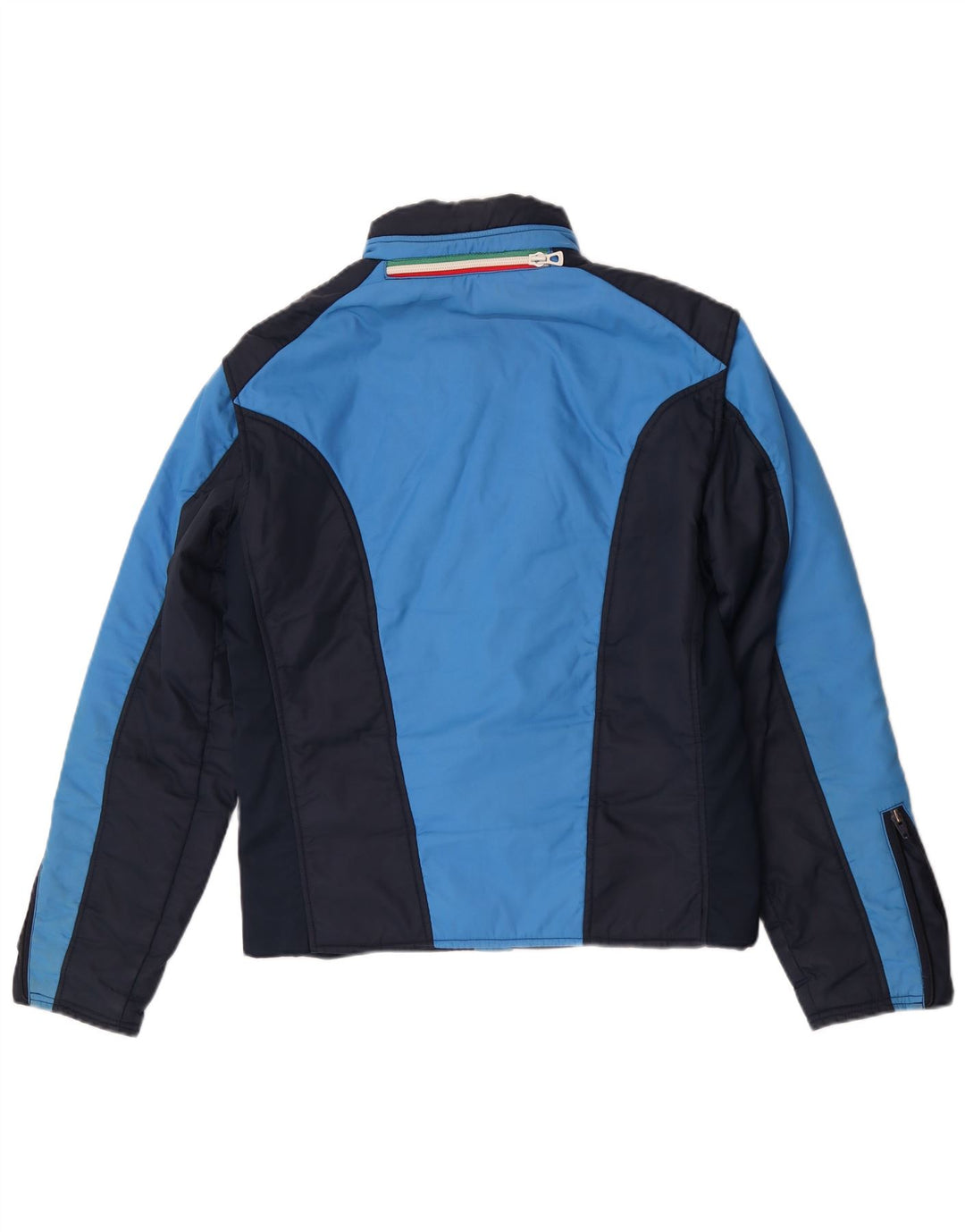 Samas Womens Padded Jacket IT 50 XL Blue Colourblock Nylon