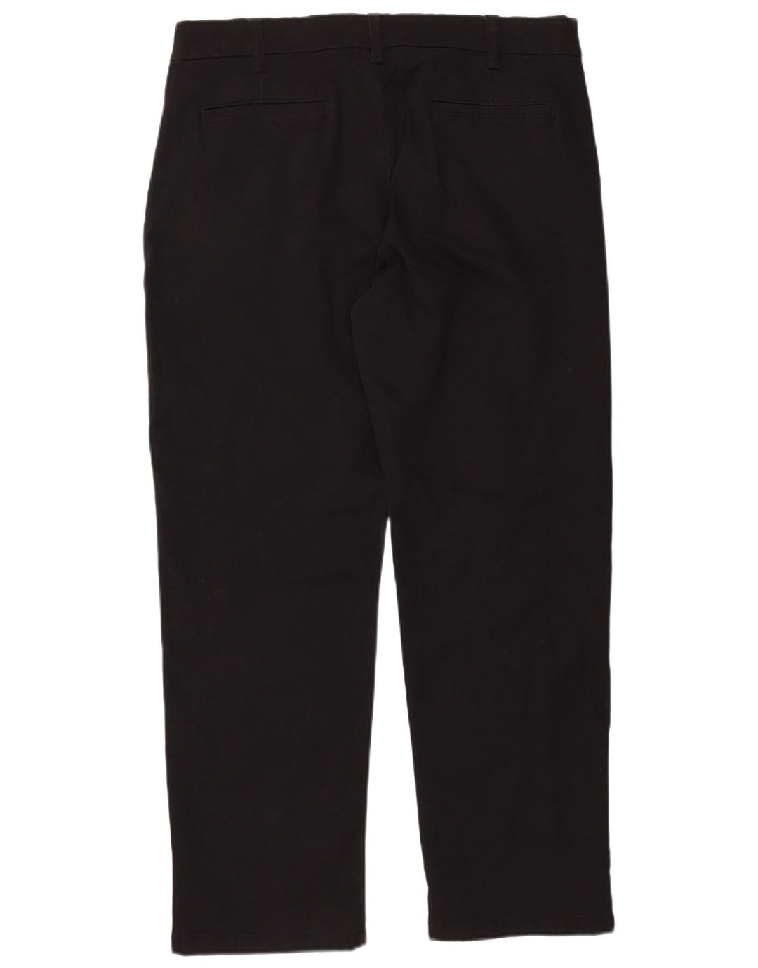 Lee Mens Straight Chino Trousers W36 L30 Black Cotton