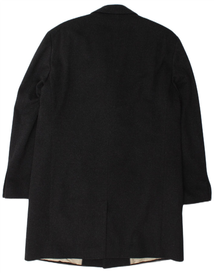 Hugo Boss Mens Overcoat UK 36 Small Black