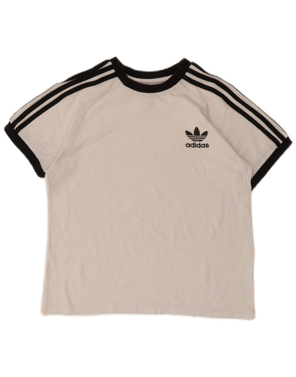 Adidas Boys T-Shirt Top 11-12 Years Medium White