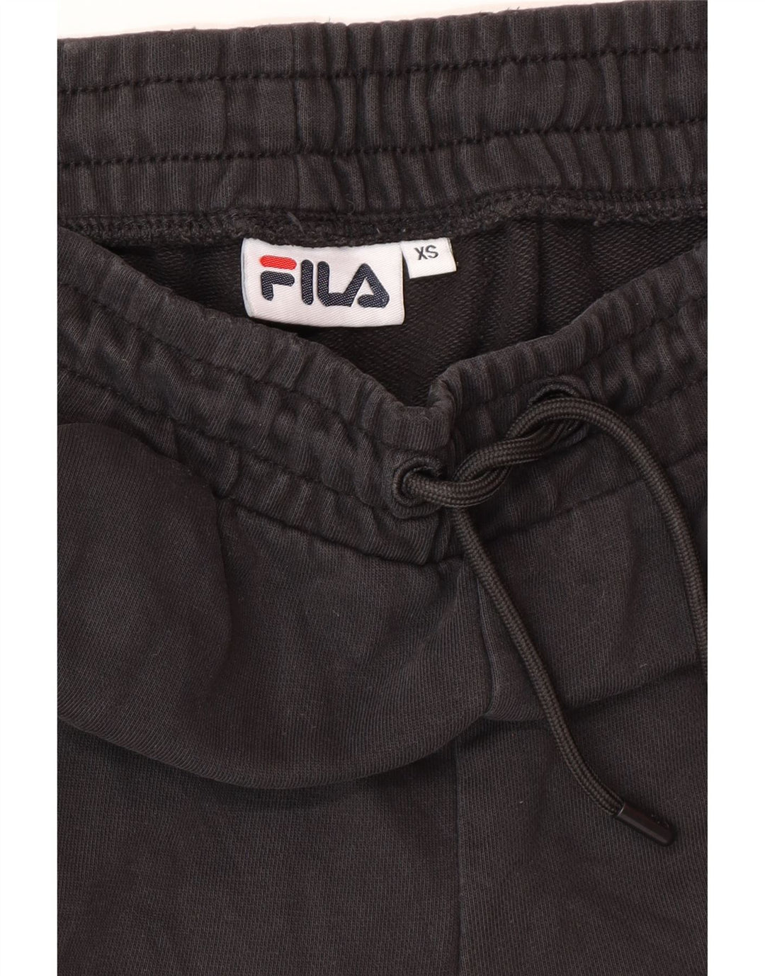 FILA Womens Graphic Tracksuit Trousers Joggers UK 6 XS Black