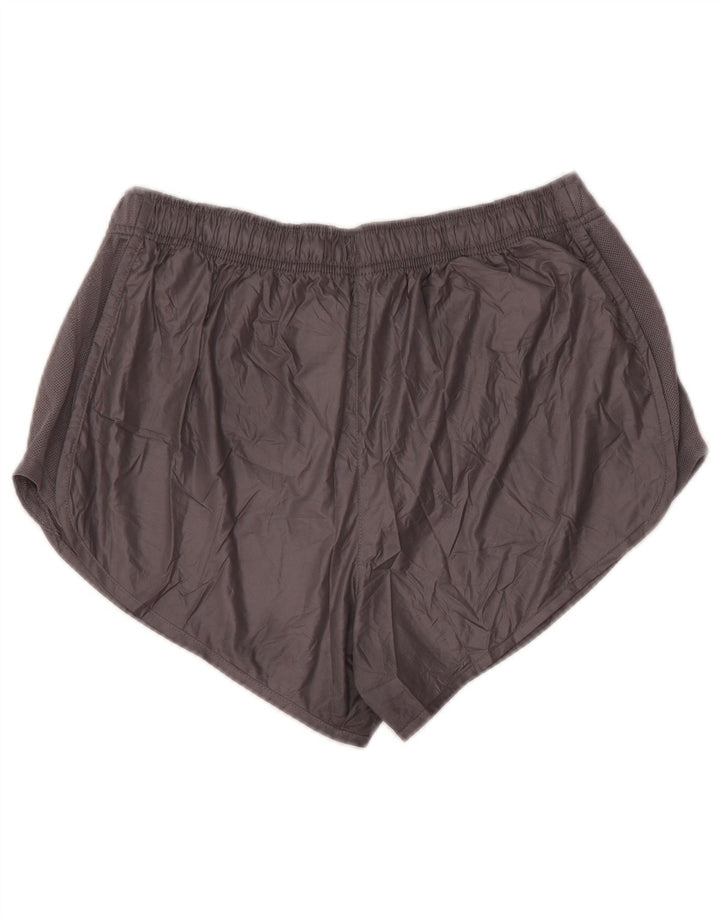 NIKE Womens Dri Fit Sport Shorts UK 14 Large  Grey