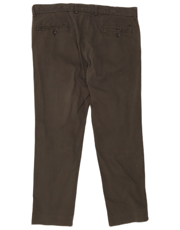 DOCKERS Mens Slim Chino Trousers W36 L30 Khaki Cotton