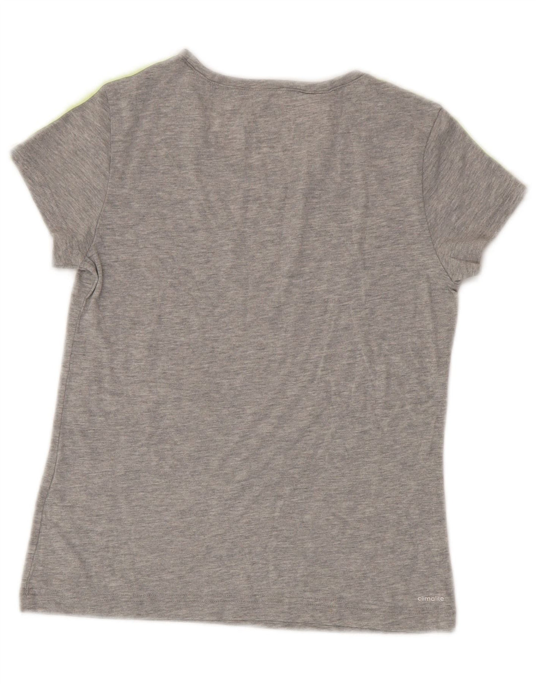 Adidas Boys Climalite T-Shirt Top 11-12 Years Grey Polyester