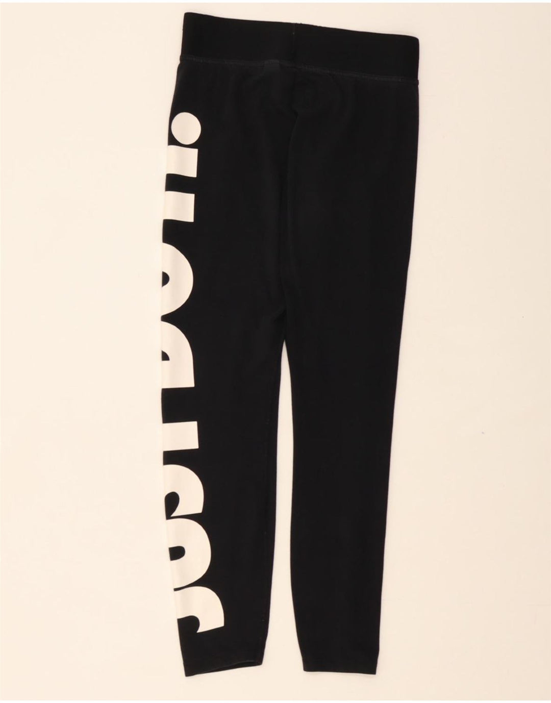 NIKE Womens Graphic Leggings UK 12 Medium  Black Cotton Vintage Nike and Second-Hand Nike from Messina Hembry 