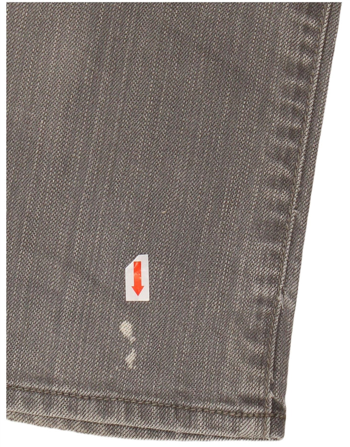 ARMANI Mens Straight Jeans W33 L33 Grey Cotton
