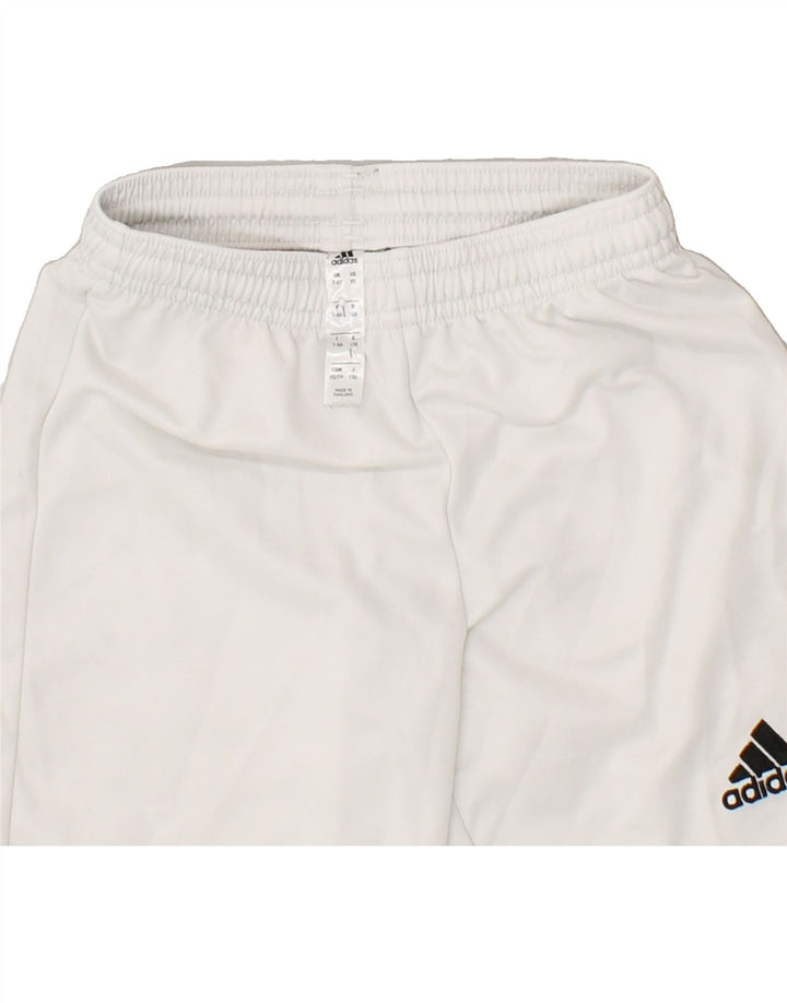 ADIDAS Boys Sport Shorts 7-8 Years White | Vintage Adidas | Thrift | Second-Hand Adidas | Used Clothing | Messina Hembry 
