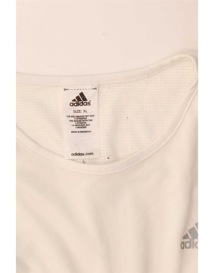 Adidas Mens Vest Top XL White Polyester