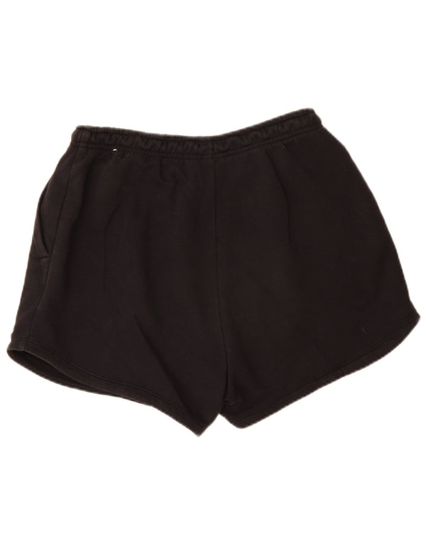 NIKE Womens Loose Fit Sport Shorts UK 12 Medium  Black Cotton