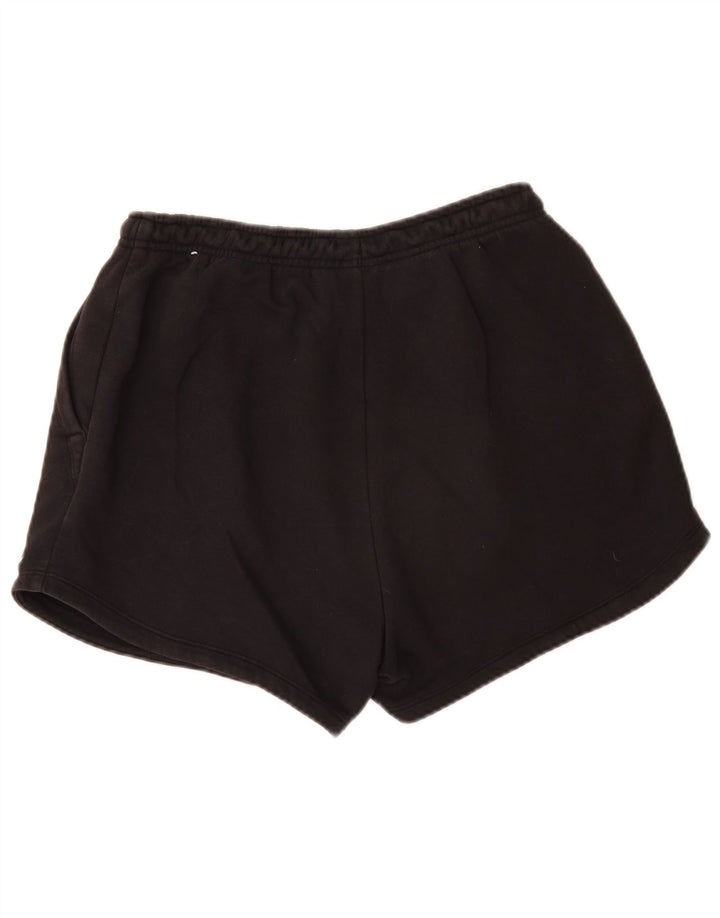 NIKE Womens Loose Fit Sport Shorts UK 12 Medium  Black Cotton