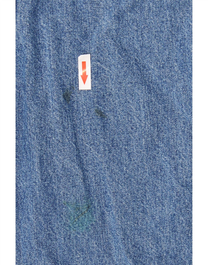 Vintage Womens Dungarees Jeans Size 10/12 Medium W28 L25 Blue Cotton