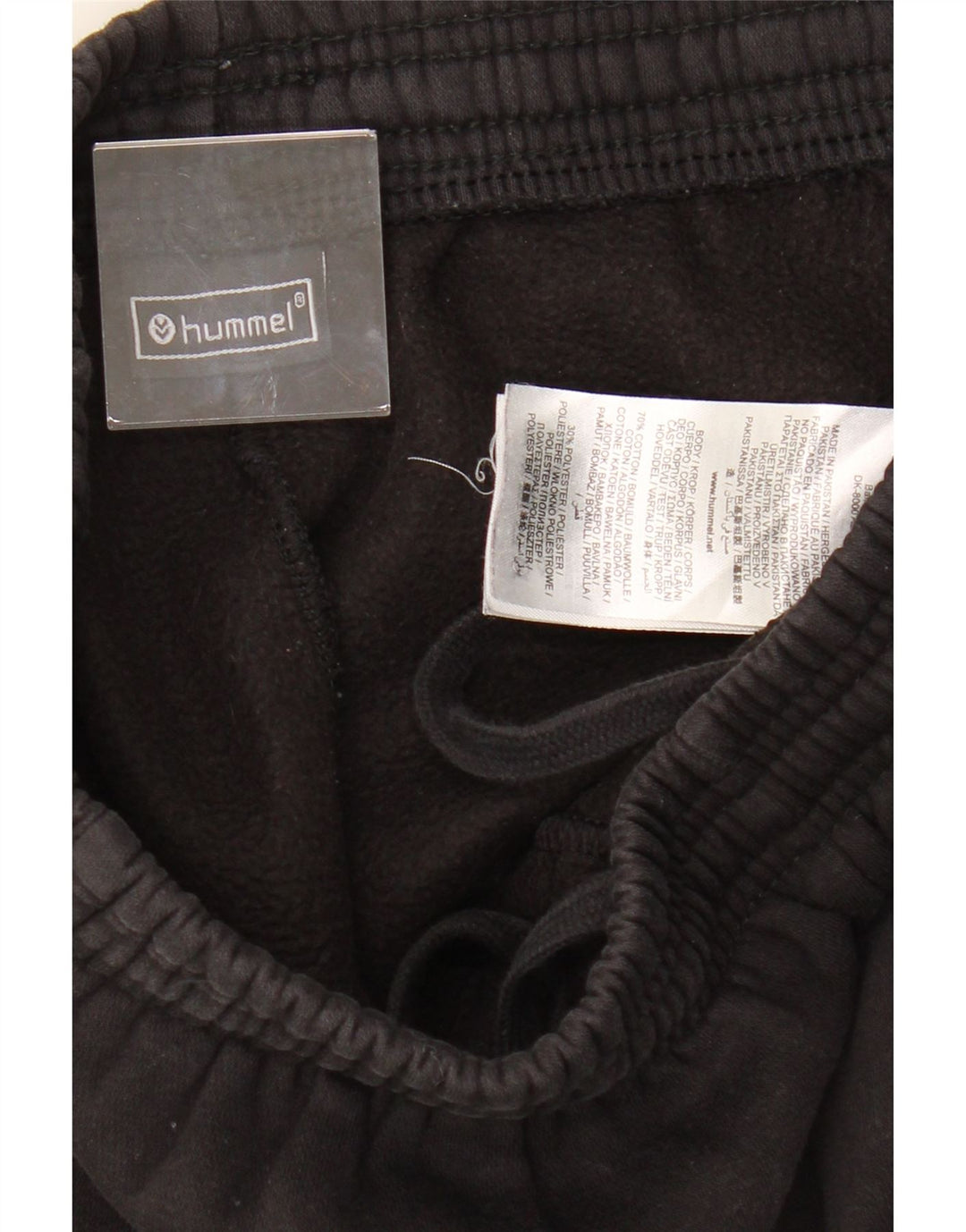 HUMMEL Mens Tracksuit Trousers Medium Black Cotton Vintage Hummel and Second-Hand Hummel from Messina Hembry 