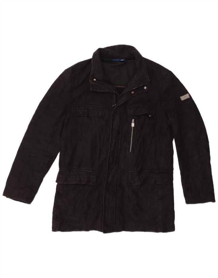 Trussardi Mens Utility Jacket IT 52 XL Black