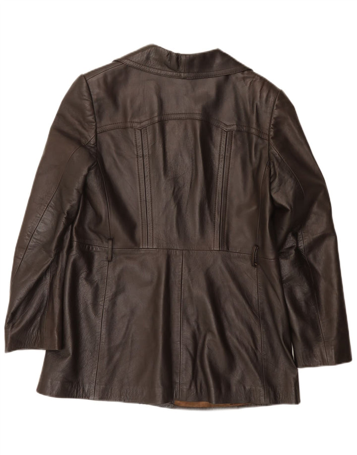 Everest Womens Leather Jacket IT 48 XL Brown