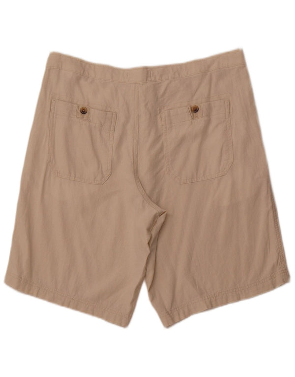 MARKS & SPENCER Mens Chino Shorts W38 XL Beige Linen