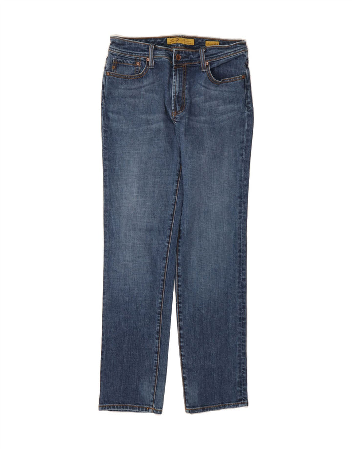 SEVEN 7 Womens Straight Jeans US 6 Medium W30 L31 Blue Cotton Vintage Seven 7 and Second-Hand Seven 7 from Messina Hembry 