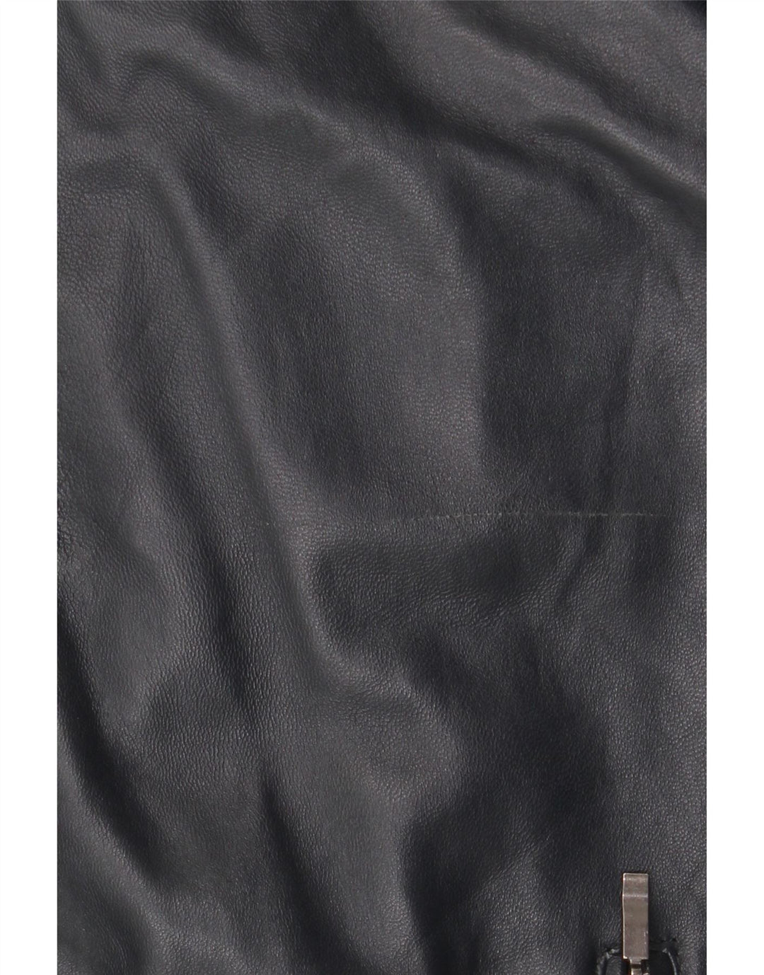 Conbipel Mens Bomber Leather Jacket IT 56 2XL Navy Blue