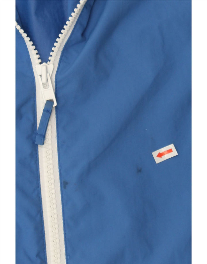 JACK WILLS Mens Hooded Rain Jacket UK 36 Small Blue Nylon Vintage Jack Wills and Second-Hand Jack Wills from Messina Hembry 