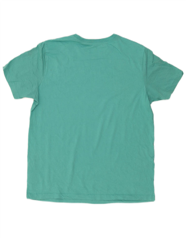 Jordan Mens Graphic T-Shirt Top Large Blue Cotton