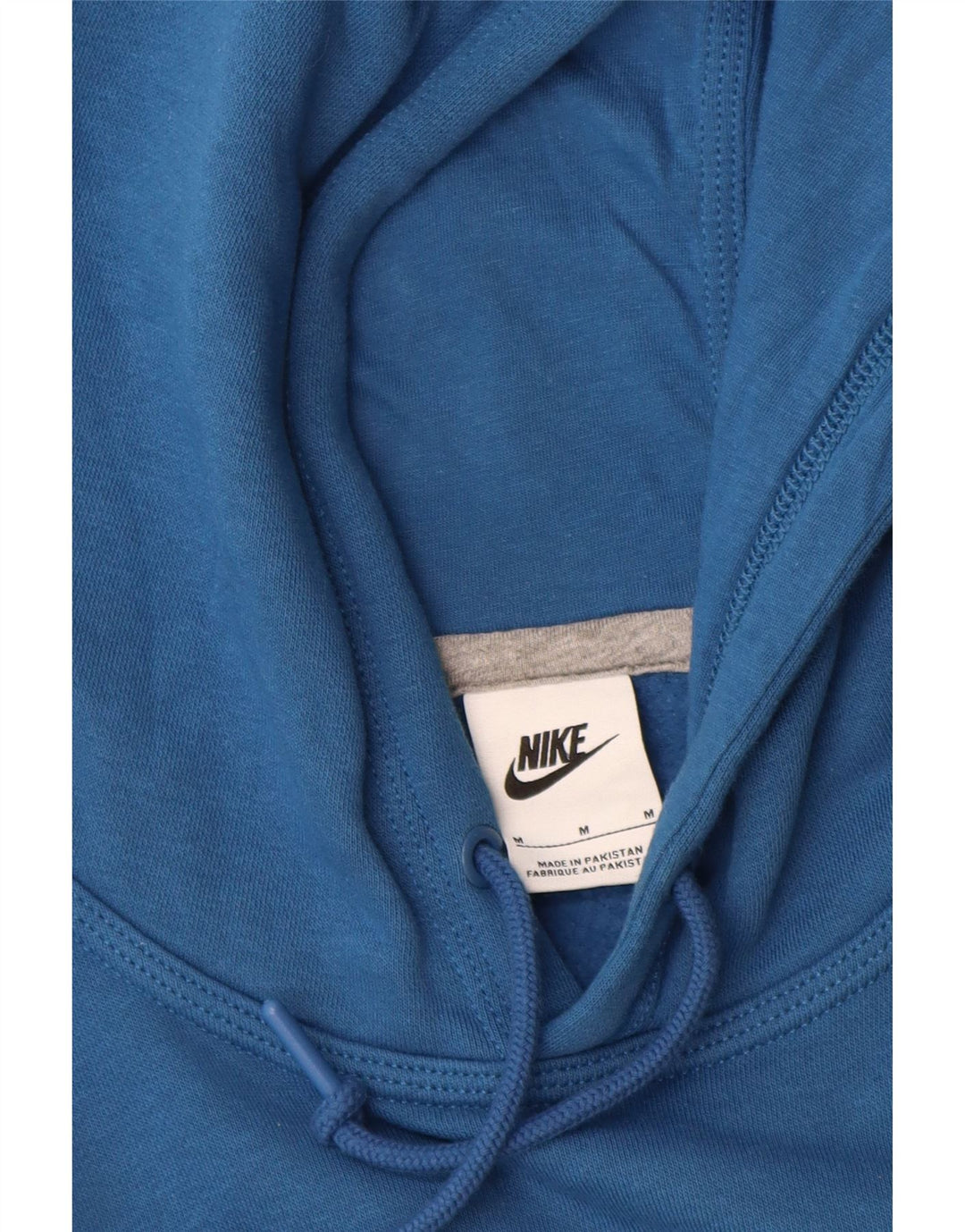 Nike Mens Hoodie Jumper Medium Blue Cotton